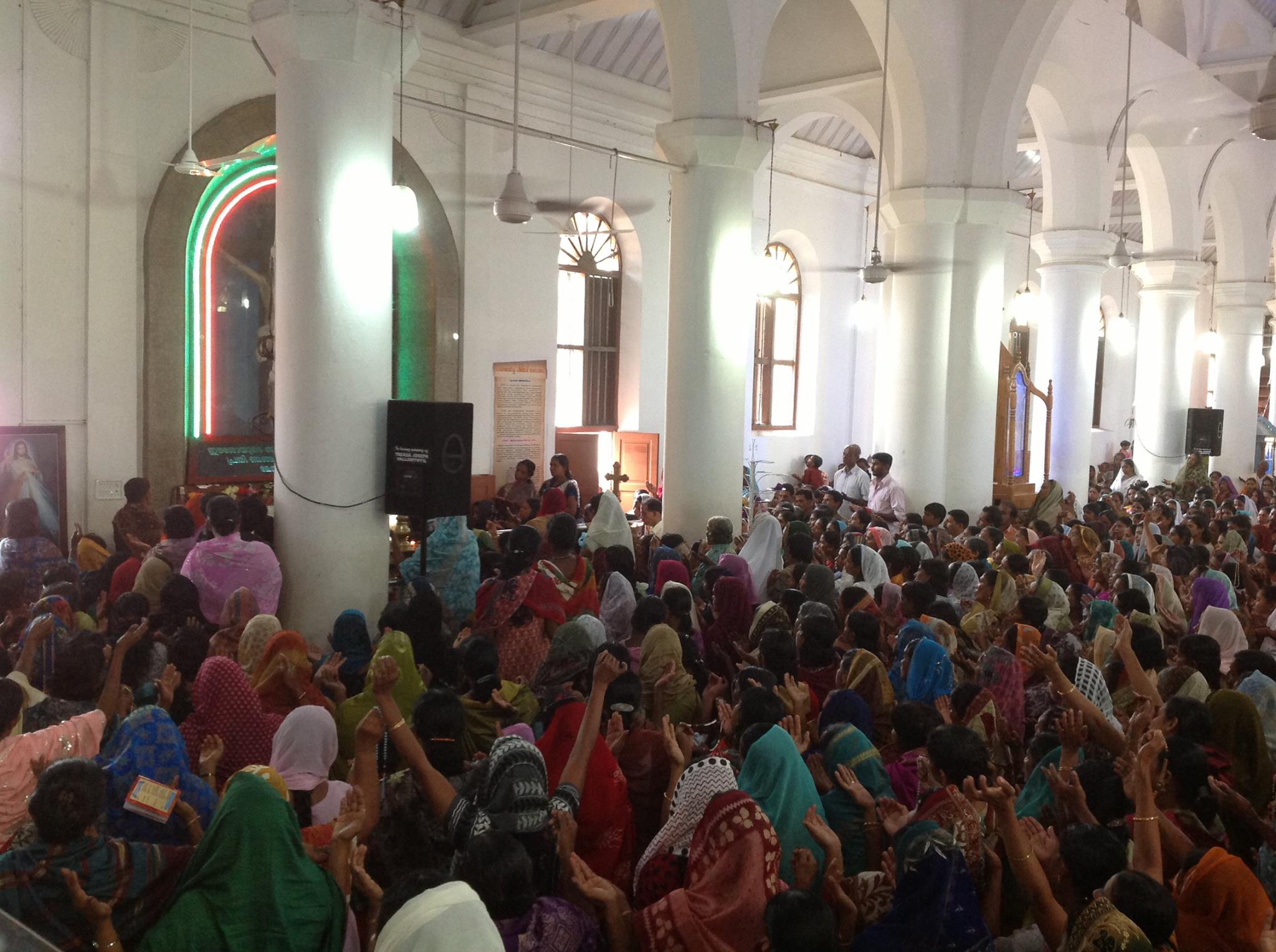 Prayer group gathered in the Tomb for Kallara Japam — Thankey Church